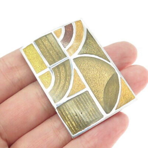 FRANK LLOYD WRIGHT & LORI McCLEAN MoMA 925 Sterling Silver...